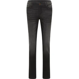 Mustang Damen Jeans Crosby Relaxed Slim Fit Slim Fit Schwarz 4000-702 Normaler Bund Reißverschluss W 44 L 34