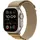 Watch Ultra 2 GPS+Cellular 49 mm Titaniumgehäuse beige Alpine Loop khaki L