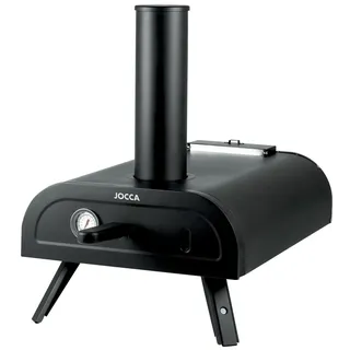 JOCCA - Tragbarer Pizzaofen für Pellets bis 450°C | Outdoor Holzpellet-Pizzaofen | Vielseitig für Pizza, Fleisch, Fisch & Gemüse | Mini-Ofen 33 cm | Perfekt für Garten & Camping