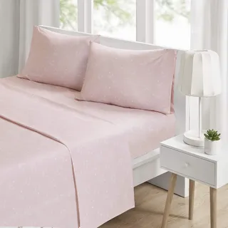 Intelligent Design, dreieckig, Bedruckt, sehr weich, faltenfrei Casual Twin Neuheit rosa Katzen