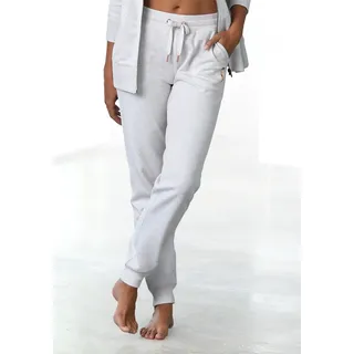 Bench. Loungewear Loungehose mit aufgesetzten Taschen, Loungewear, beige, meliert