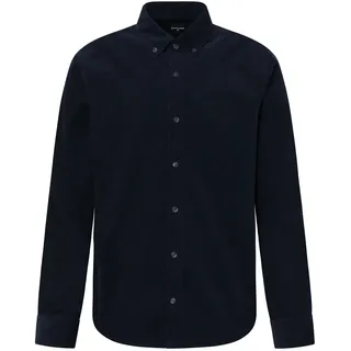 Strellson Langarmhemd "Corey" regular fit, Button-down-Kragen, dunkelblau