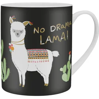 H:) PPY life XL-Tasse Motiv "Lama" | Kaffeetasse aus Porzellan, Jumbo-Tasse, 60 cl, Becher mit lustigem Spruch | Geschenk | 46233