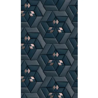 A.S. Creation Fototapete 3D-Grafik 1,59 m x 2,8 m Blau-Grau FSC®