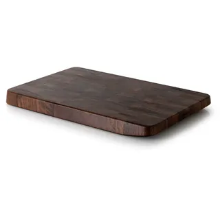 Schneidebrett CONTINENTA "Walnuss, Stirnholz - mit hoher Materialstärke", braun (natur), B:25cm H:3cm L:38cm, Holzwerkstoff, Schneidebretter, Schneidebrett, mit Mosaik aus einzeln verleimten Holzwürfeln