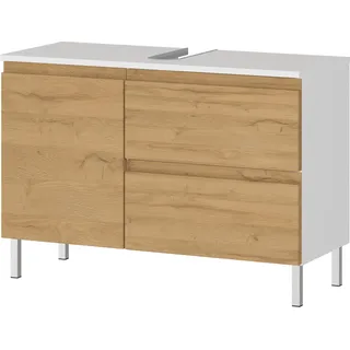 Germania Waschbeckenunterschrank »Torrance«, mit Schublade & Füßen aus Metall, griffloses Design, Made in Germany,
