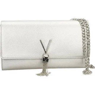 Valentino Divina POCHETTE Clutch Kunstleder Silver