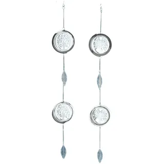 Anhänger aus Metall, Baum des Lebens, Traumfänger mit Federn, 13 x 90 cm