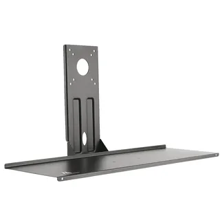 Maclean MC-756 Tastaturhalterung VESA 75x75 100x100 Tastatur und Maus Halterung Zulage für Monitorhalterungen