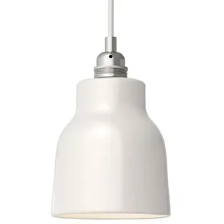 Creative Cables Keramik-glas-lampenschirm - Bright White - One Size