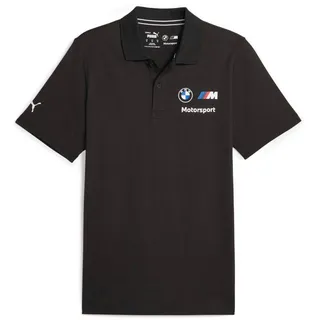 Puma Bmw Mms Ess Kurzarm-poloshirt - Black, M