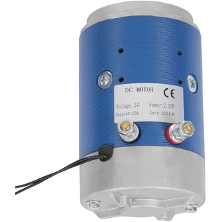DC-Motor, hohe Effizienz, vielseitige Anwendungen, Blau