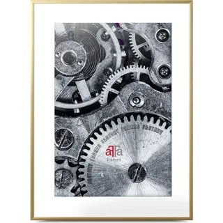 FramesFactory Aluminium Fotorahmen 42x59,4 cm Gold - Gold
