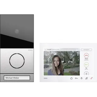 Gira EFH-Paket Wohnungsstation Video AP 7 System 106
