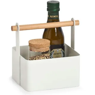 Zeller Tragekorb 14,3 x 13 x 16 cm 1-tlg. weiß