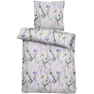 APELT Milly Gots Blumenallover Lila 135 x 200 cm + 80 x 80 cm