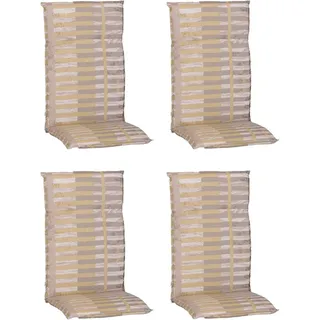 Beo Hochlehner-Sitzkissen M508 Karo Beige 4er-Set