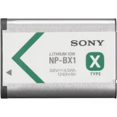 Sony NP-BX1 (Akku), Kamera Stromversorgung, Silber