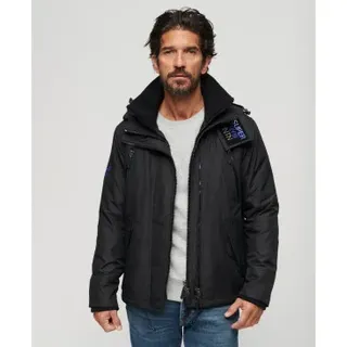 Superdry für Herren. M5011839A Mountain SD Windbreaker Jacke schwarz (XXL), Lässig, Sportlich, Draußen, Polyester, Langarm