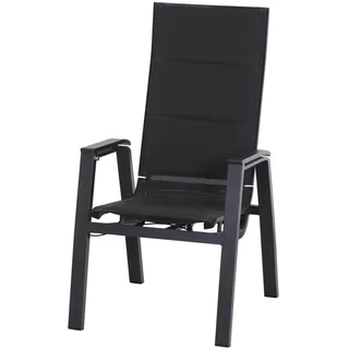 Siena Garden Milano Gartensessel 59 x 73 x 110 cm grau/silber