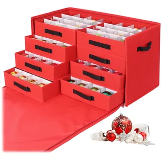 Relaxdays Aufbewahrungsbox 40 x 73 x 36,5 cm 1-tlg. rot