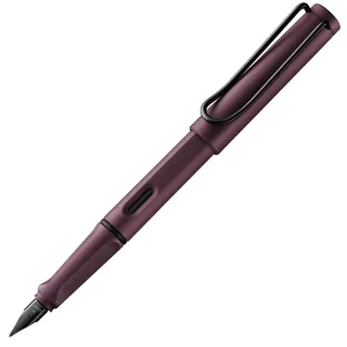 Lamy safari scarlet Tintenroller – zeitlos Stift mit ergonomischem Griff & Strichbreite M - Gehäuse aus robustem ASA-Kunststoff – mit Tintenrollermine M 63 in blau