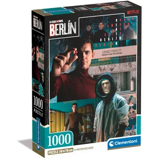 CLEMENTONI 1000 EL. Compact Netflix Berlin [Puzzle]