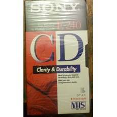 Sony - VHS, CD Qualität, 240 Minuten