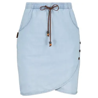 Alife & Kickin Bleistiftrock Damen Blau XS
