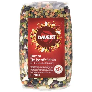 Davert Bunte Hülsenfrüchte (1 x 500 g) - Bio