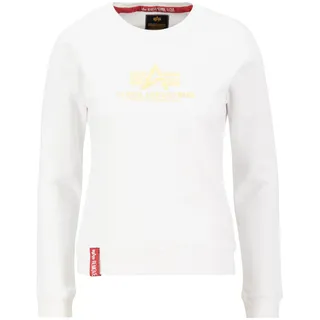 Alpha Industries Sweater »Alpha Industries Women - Sweatshirts New Basic Sweater Women FP« Alpha Industries white/gold XS