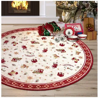 Villeroy & Boch 106217-160 Teppich Drinnen Bodenmatte Rund Baumwolle, Viskose, Mehrfarbig