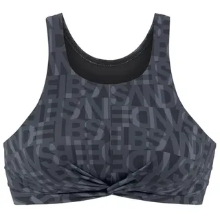 ELBSAND Crop-Bikini-Top Damen schwarz Gr.32 Cup A/B