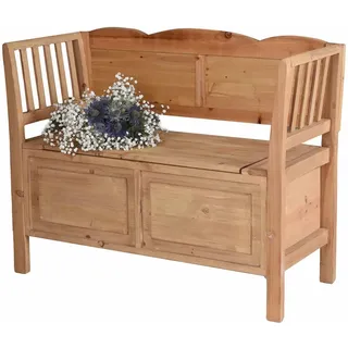 Truhenbank Landhaus Bank Sitzbank Truhe Holzbank Vintage Kastenbank Küchenbank