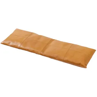 Mid.you Bankauflage , Braun , Leder , Echtleder , Rindleder , Füllung: Baumwollfüllung , 104x3x35 cm , pflegeleicht , Esszimmer, Bänke, Sitzbänke