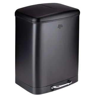 Dirt Devil Tretmülleimer 12 l Schwarz