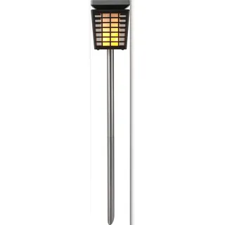Sygonix Solarleuchte Kunststoff 63,0 cm inkl. Dämmerungssensor dunkelgrau