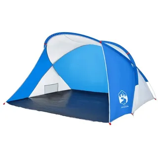 vidaXL Strandzelt 2 Personen Azurblau Pop-Up Wasserdicht - Blau