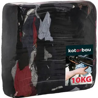 KOTARBAU® Putzlappen Werkstatt 10 kg Baumwolle Putztücher Auto Putztücher Industrieputzlappen Werkstatt Lappen Spültücher Küchenlappen Kamintücher Auto Pflege Set