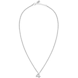 Le Petite Story Lucky Number Number 4ss Halskette - Silver - One Size