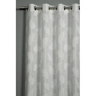 Sehlbach »Schal in Jacquard-Webart Gingko-Blatt« Ösen 1, Stk. tlg. mit Ösen, grau,