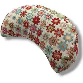 savasanas "Lüfter, yogakissen halbmond, meditationskissen halbmond, halbmond Kissen, Yoga Kissen, Baumwolle und Buchweizenschale – Kissenhülle waschbar