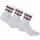 Socken 3er Pack Weiß 43-46