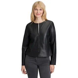 Betty Barclay Damen Kurzblazer mit Reißverschluss Schwarz,36