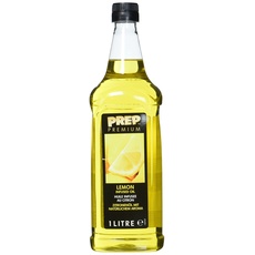 PREP PREMIUM Zitronenöl 1 x 1000 ml PET - Infused Oil natürliches Zitronenaroma für Fisch, Geflügel, Gemüsegerichte oder Salatdressings, Olivenöl mit Zitrone