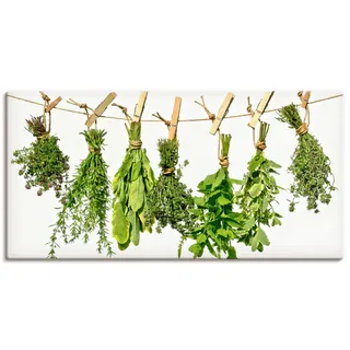 Artland Wandbild »Kräuter« Pflanzen 1 Stk. tlg. als Alubild, Outdoorbild, Leinwandbild, Poster, Wandaufkleber, grün