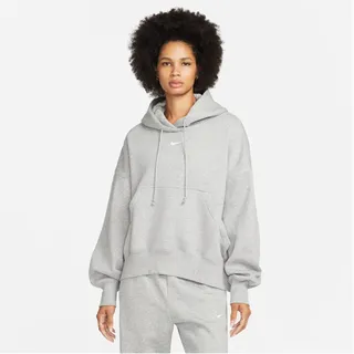 Nike Sportswear Phoenix Fleece Oversize-Hoodie Damen Dark Grey Heather/Sail S