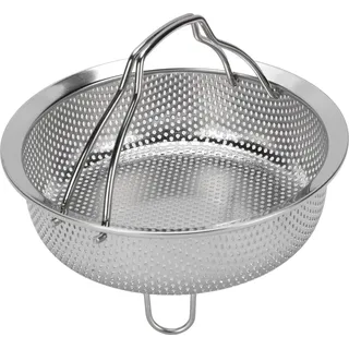 Dampfkorb mit klappbarem Griff, 304 Edelstahl, multifunktionaler Siebeinsatz für elektrischen Reiskochtopf, 14 cm