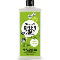 Marcel's Green Soap - Spülmittel Basilicum & Vetiver - Geschirrspülmittel - 100% Umweltfreundlich - 100% Vegan - 97% Biologisch abbaubar - 500 ml