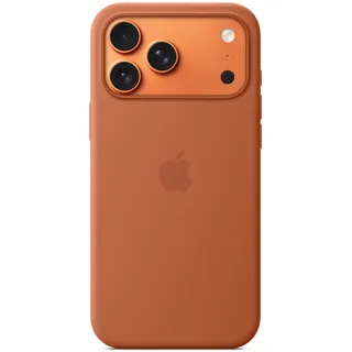 Apple iPhone 17 Pro Max Silikon Case mit MagSafe Terracotta